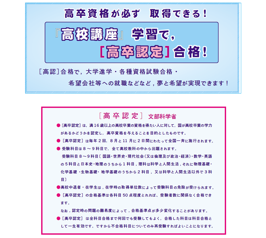 高卒資格が必ず取れる 東京教育学院の高卒認定合格指導 高校講座ガイダンス 高卒資格が必ず取れる 東京教育学院の高卒認定合格指導 高校講座ガイダンス